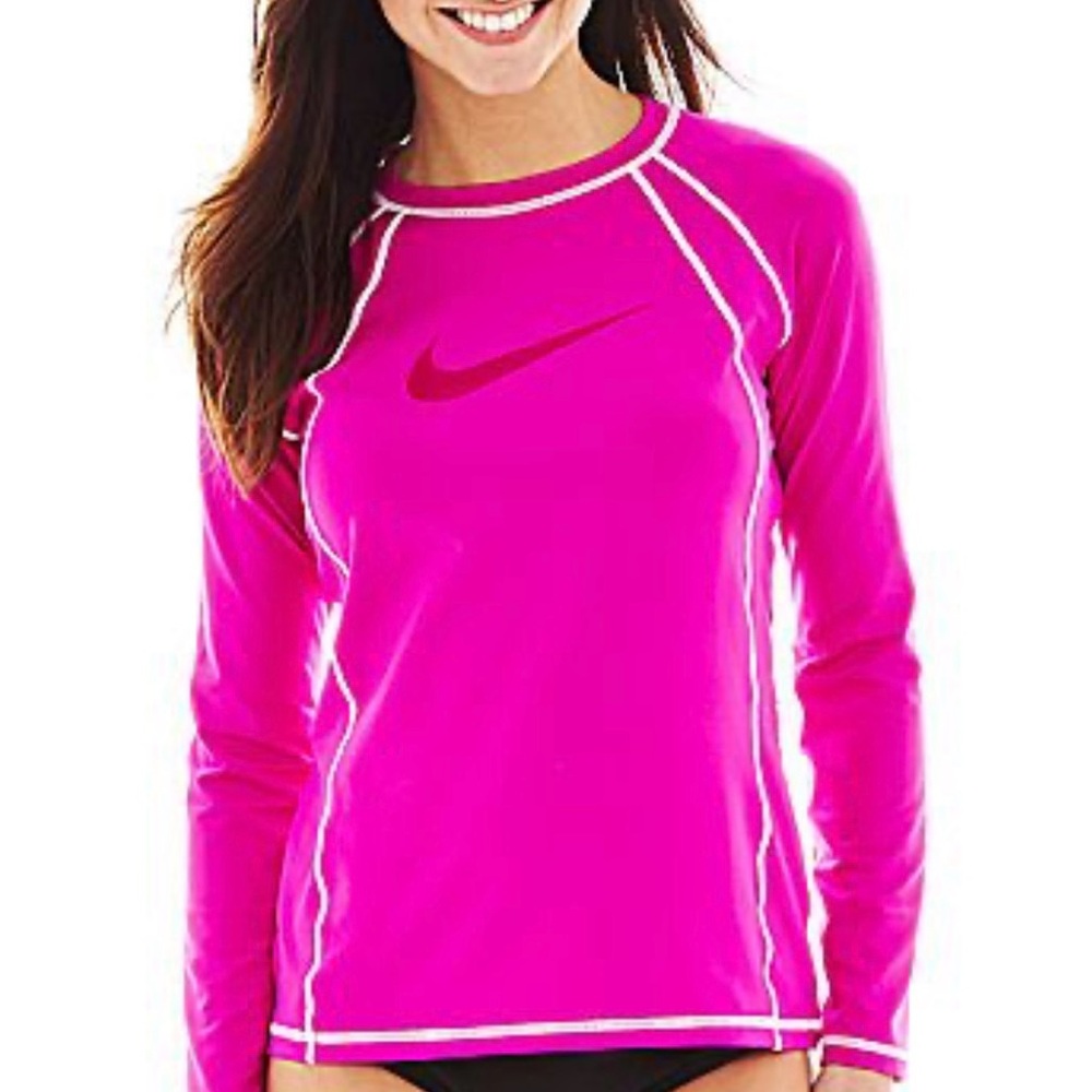 Nike Swim Long Sleeve Rashguard Size Medium